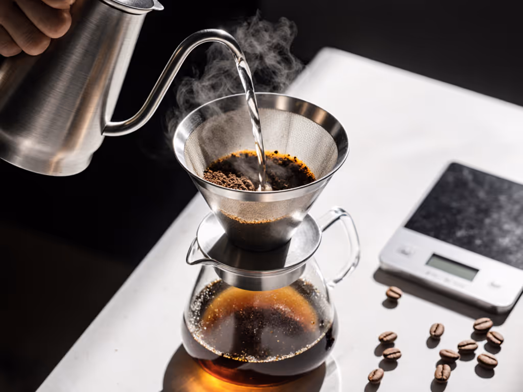 pour_over_brewing_technique_with_metal_filter
