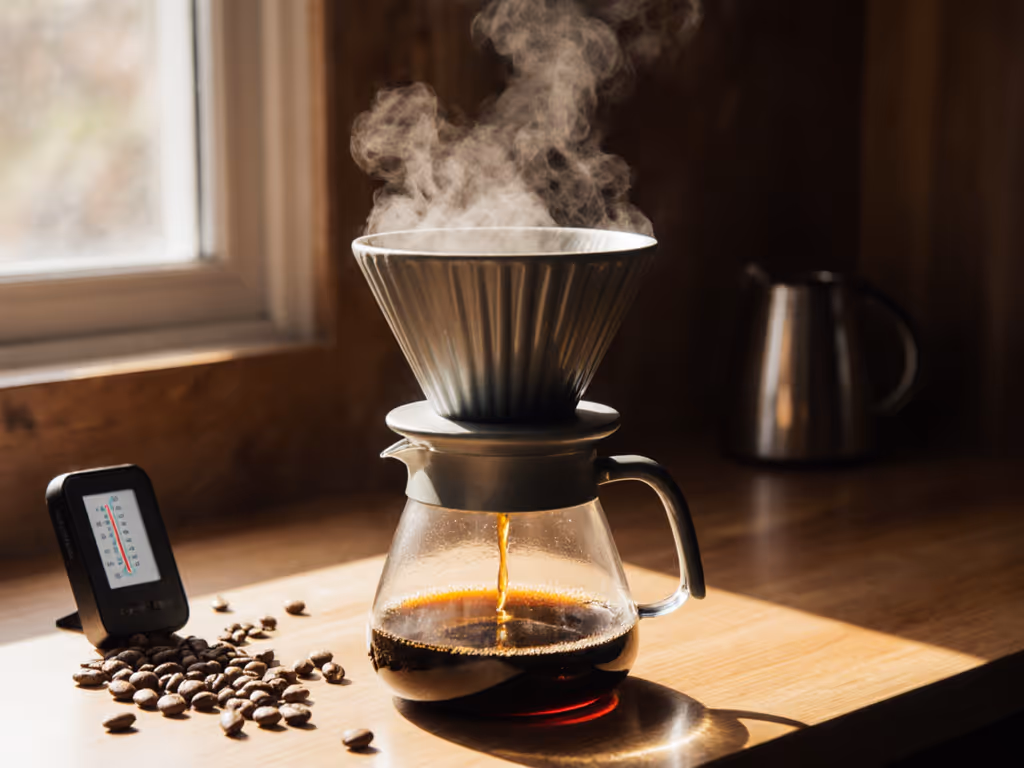 Ceramic Pour Over Coffee Set: Heat Retention Tested