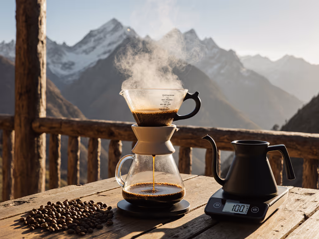 High Altitude Pour Over Coffee: Stronger Brews