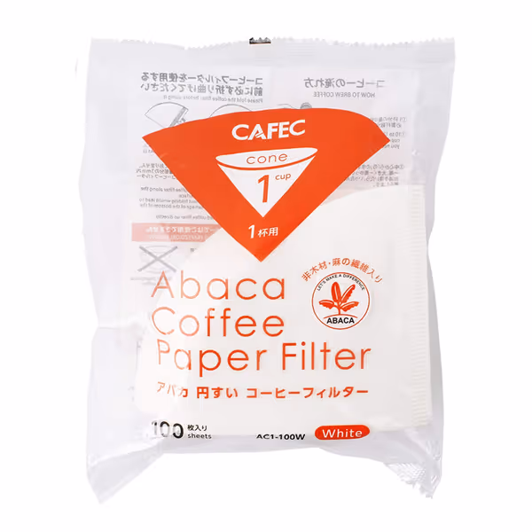 CAFEC Abaca Cone Coffee Filters
