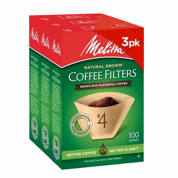 Melitta #4 Cone Coffee Filters